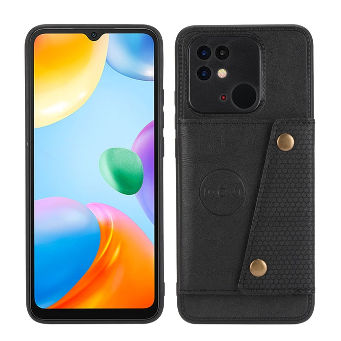 Estuche para teléfono magnético a prueba de golpes con doble hebilla PU + TPU, For OPPO Realme 9 Pro, For OPPO Realme 9 Pro+, For OPPO Realme 9i, For OPPO Realme C35, For vivo Y15s, For vivo Y33s, For Xiaomi Redmi 10C, For Xiaomi Redmi Note 11 5G Chine...