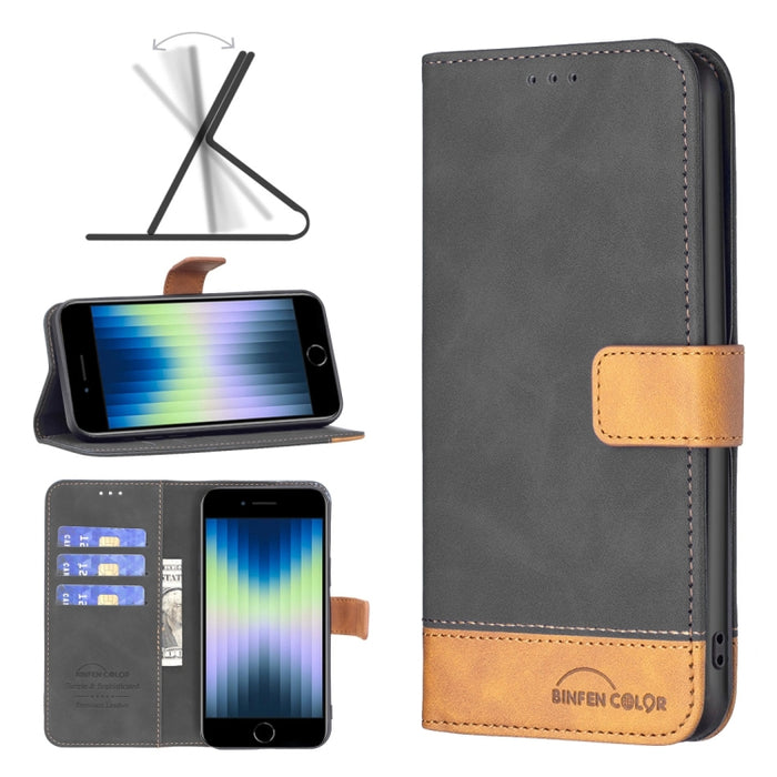 BF11 Estuche de piel para teléfono con tacto de piel a juego, For iPhone SE 2022 / SE 2020 / 8 / 7, For iPhone 11 Pro, For iPhone 12 mini, For iPhone 12 Pro Max, For iPhone 12 / 12 Pro, For iPhone 13, For iPhone XR, For iPhone XS Max                   ...