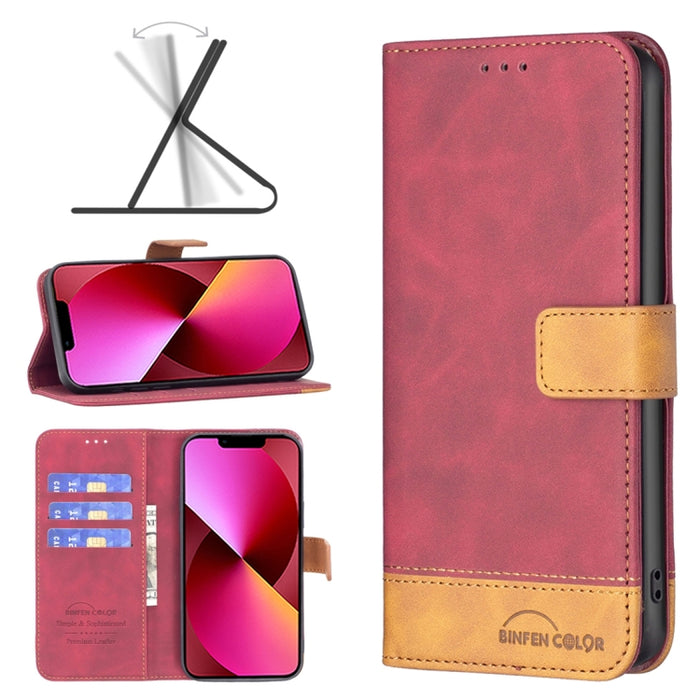 BF11 Estuche de piel para teléfono con tacto de piel a juego, For iPhone SE 2022 / SE 2020 / 8 / 7, For iPhone 11 Pro, For iPhone 12 mini, For iPhone 12 Pro Max, For iPhone 12 / 12 Pro, For iPhone 13, For iPhone XR, For iPhone XS Max                   ...