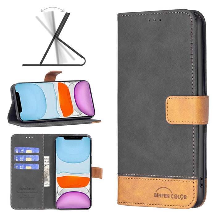 BF11 Estuche de piel para teléfono con tacto de piel a juego, For iPhone SE 2022 / SE 2020 / 8 / 7, For iPhone 11 Pro, For iPhone 12 mini, For iPhone 12 Pro Max, For iPhone 12 / 12 Pro, For iPhone 13, For iPhone XR, For iPhone XS Max                   ...