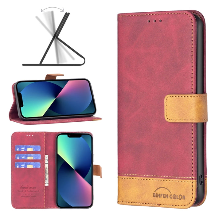 BF11 Estuche de piel para teléfono con tacto de piel a juego, For iPhone SE 2022 / SE 2020 / 8 / 7, For iPhone 11 Pro, For iPhone 12 mini, For iPhone 12 Pro Max, For iPhone 12 / 12 Pro, For iPhone 13, For iPhone XR, For iPhone XS Max                   ...