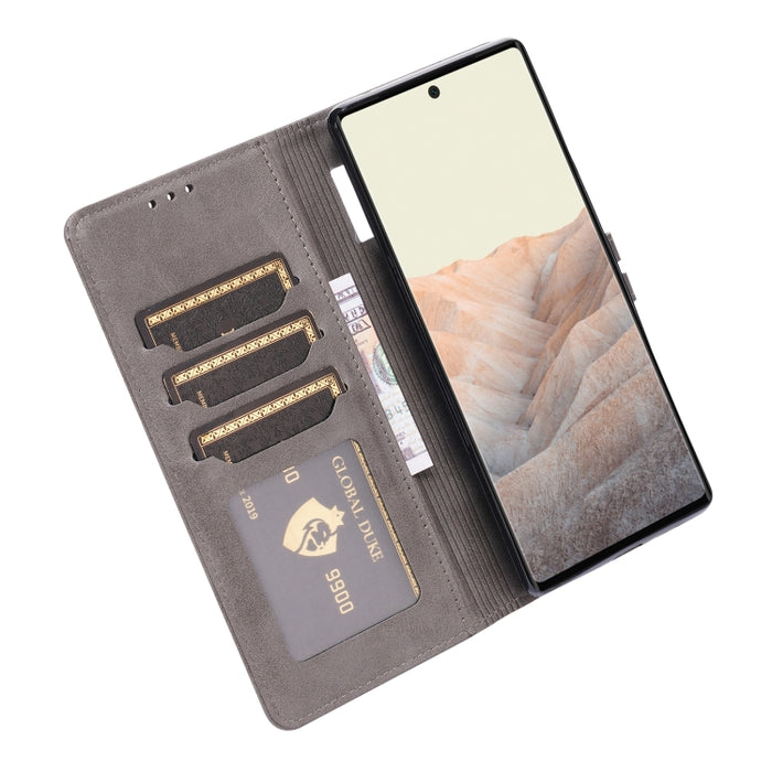 Estuche para teléfono de cuero con diseño de gato feliz en relieve, For Google Pixel 6a, For Google Pixel 7 5G, For Google Pixel 7 Pro 5G, For Xiaomi Redmi 10A, For Xiaomi Redmi Note 11 4G Global/11S, For Xiaomi Redmi Note 11 Pro Global                ...