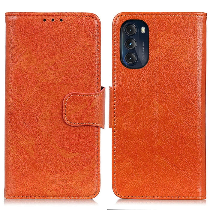 Estuche para teléfono de cuero con textura de napa, For Motorola Moto G 5G 2022, For Xiaomi 12 Lite