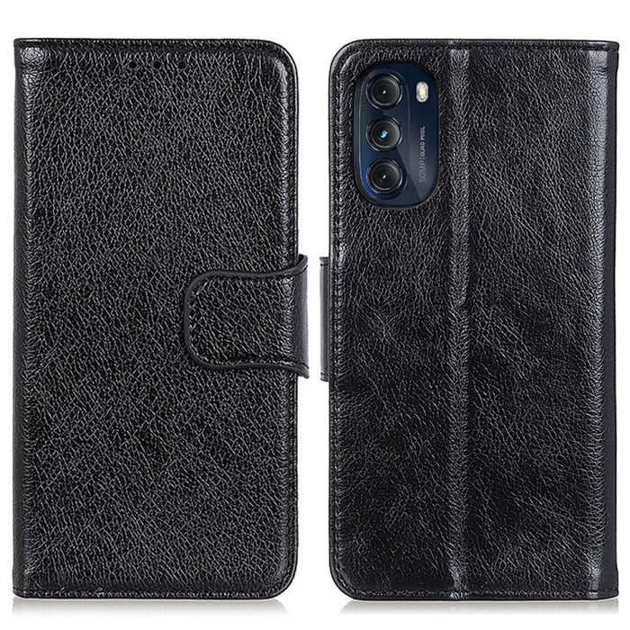 Estuche para teléfono de cuero con textura de napa, For Motorola Moto G 5G 2022, For Xiaomi 12 Lite