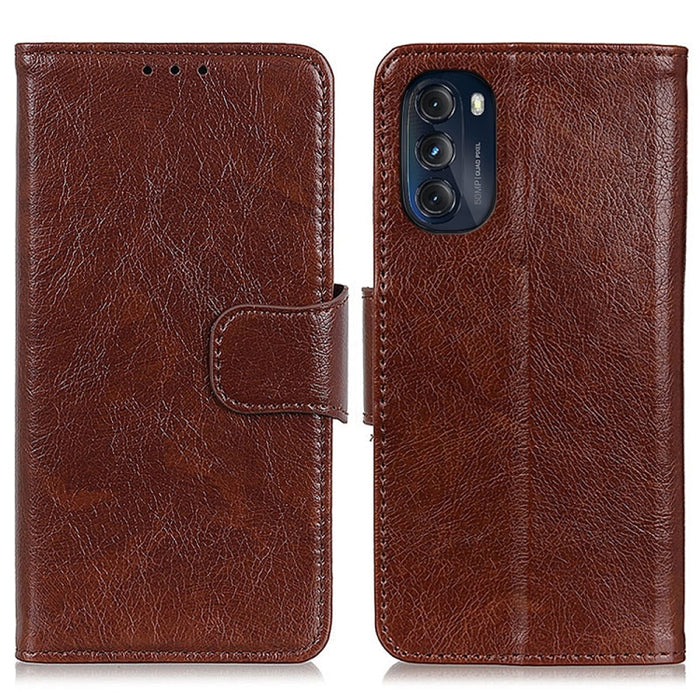 Estuche para teléfono de cuero con textura de napa, For Motorola Moto G 5G 2022, For Xiaomi 12 Lite