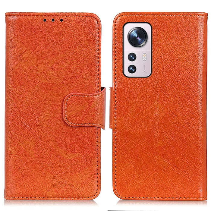 Estuche para teléfono de cuero con textura de napa, For Motorola Moto G 5G 2022, For Xiaomi 12 Lite