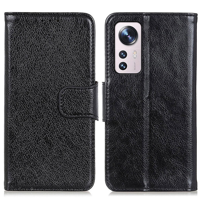 Estuche para teléfono de cuero con textura de napa, For Motorola Moto G 5G 2022, For Xiaomi 12 Lite