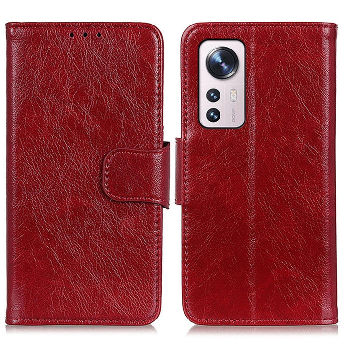 Estuche para teléfono de cuero con textura de napa, For Motorola Moto G 5G 2022, For Xiaomi 12 Lite