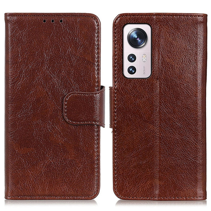 Estuche para teléfono de cuero con textura de napa, For Motorola Moto G 5G 2022, For Xiaomi 12 Lite