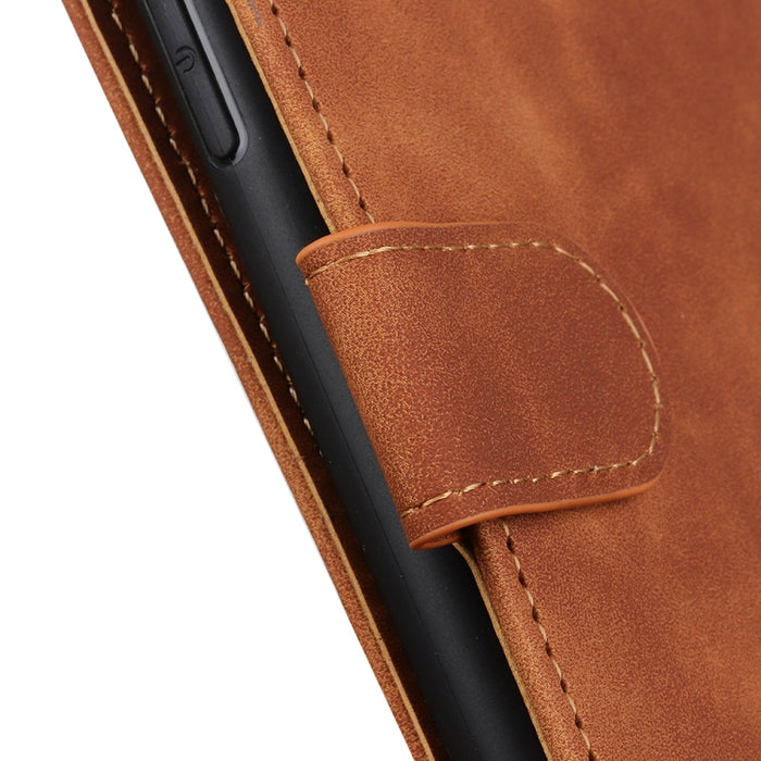 KHAZNEH Estuche para teléfono de cuero con tapa horizontal de textura retro, For Motorola Moto G 5G 2022, For OnePlus ACE/10R, For Xiaomi 12 Lite
