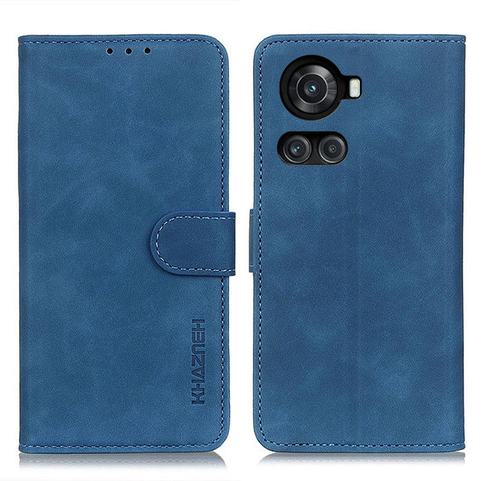 KHAZNEH Estuche para teléfono de cuero con tapa horizontal de textura retro, For Motorola Moto G 5G 2022, For OnePlus ACE/10R, For Xiaomi 12 Lite