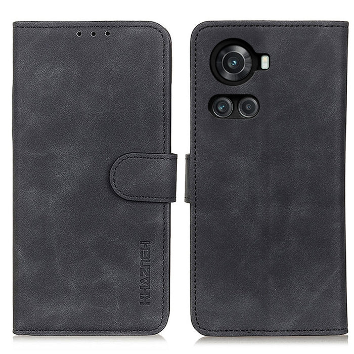 KHAZNEH Estuche para teléfono de cuero con tapa horizontal de textura retro, For Motorola Moto G 5G 2022, For OnePlus ACE/10R, For Xiaomi 12 Lite