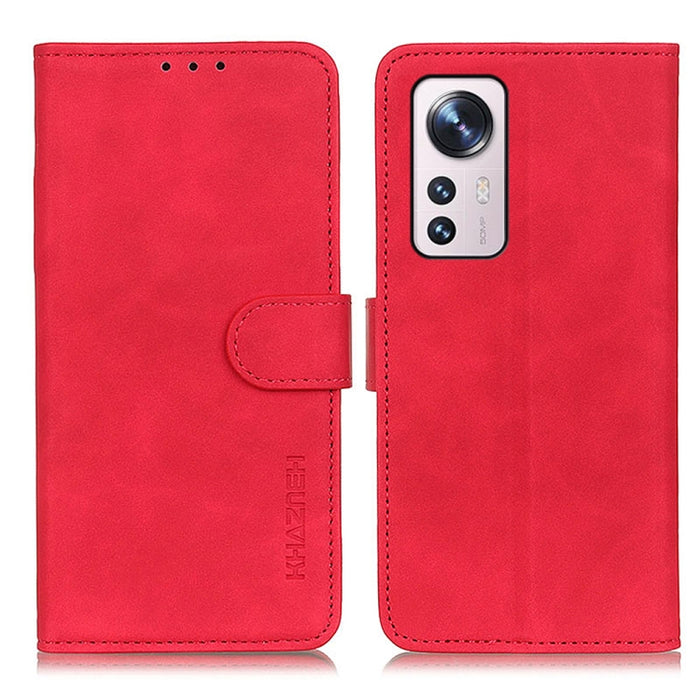 KHAZNEH Estuche para teléfono de cuero con tapa horizontal de textura retro, For Motorola Moto G 5G 2022, For OnePlus ACE/10R, For Xiaomi 12 Lite