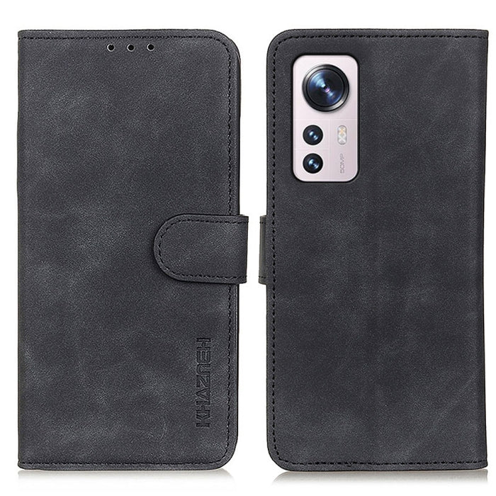 KHAZNEH Estuche para teléfono de cuero con tapa horizontal de textura retro, For Motorola Moto G 5G 2022, For OnePlus ACE/10R, For Xiaomi 12 Lite