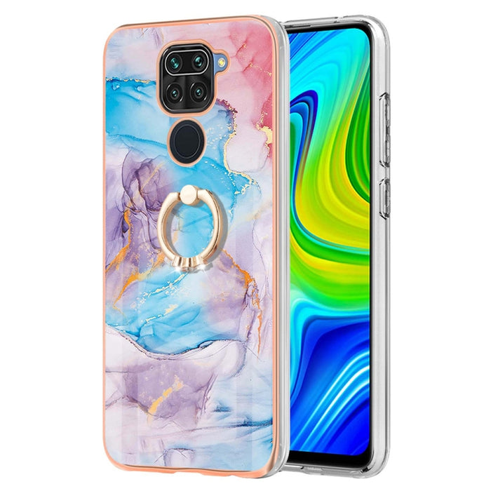 Caja del teléfono de galvanoplastia IMD TPU con anillo, For Xiaomi Redmi Note 9 / Redmi 10X 4G, For Xiaomi Redmi Note 11 China, For Xiaomi Redmi Note 11 Pro China, For Xiaomi Redmi Note 11 Pro 5G / 4G Global, For Xiaomi Redmi Note 11S / Note 11 Global