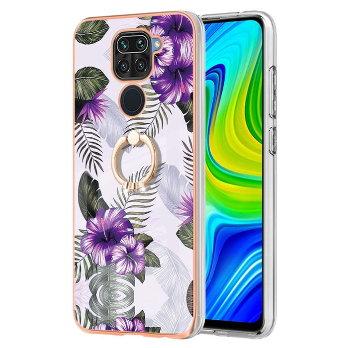 Caja del teléfono de galvanoplastia IMD TPU con anillo, For Xiaomi Redmi Note 9 / Redmi 10X 4G, For Xiaomi Redmi Note 11 China, For Xiaomi Redmi Note 11 Pro China, For Xiaomi Redmi Note 11 Pro 5G / 4G Global, For Xiaomi Redmi Note 11S / Note 11 Global