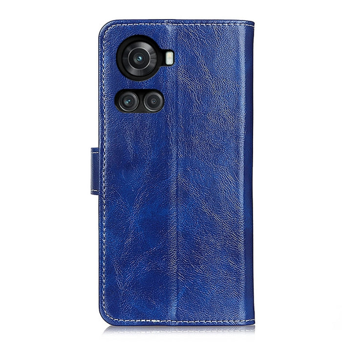 Estuche para teléfono de cuero con tapa horizontal y textura de caballo loco retro, For Motorola Moto G 5G 2022, For OnePlus ACE/10R, For Xiaomi 12 Lite