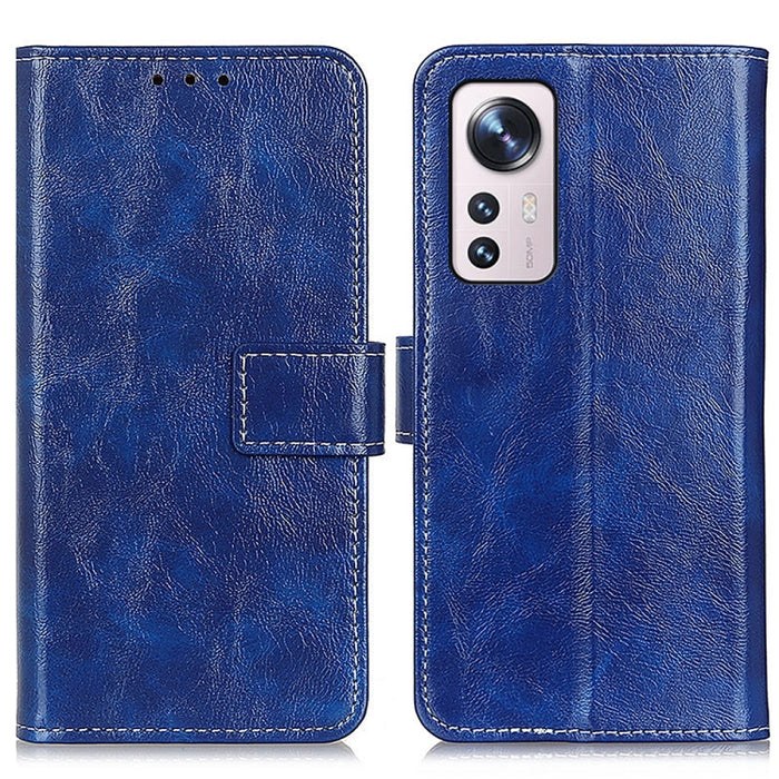 Estuche para teléfono de cuero con tapa horizontal y textura de caballo loco retro, For Motorola Moto G 5G 2022, For OnePlus ACE/10R, For Xiaomi 12 Lite