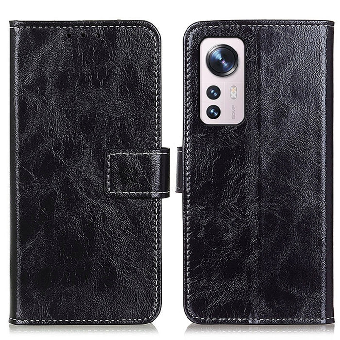 Estuche para teléfono de cuero con tapa horizontal y textura de caballo loco retro, For Motorola Moto G 5G 2022, For OnePlus ACE/10R, For Xiaomi 12 Lite