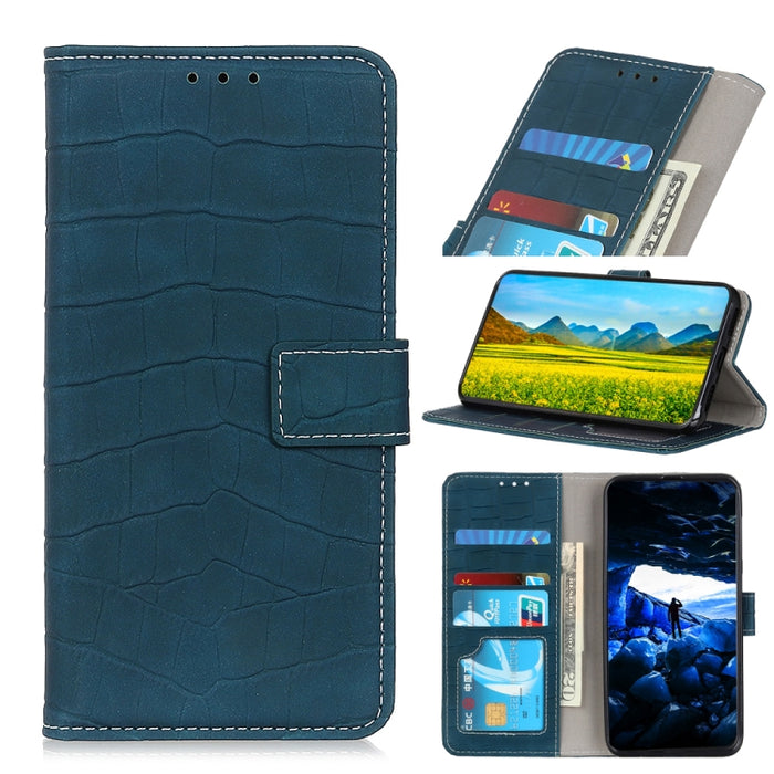 Caja de teléfono de cuero con tapa horizontal de textura de cocodrilo magnético, For Motorola Moto G 5G 2022, For OnePlus ACE/10R, For Xiaomi 12 Lite