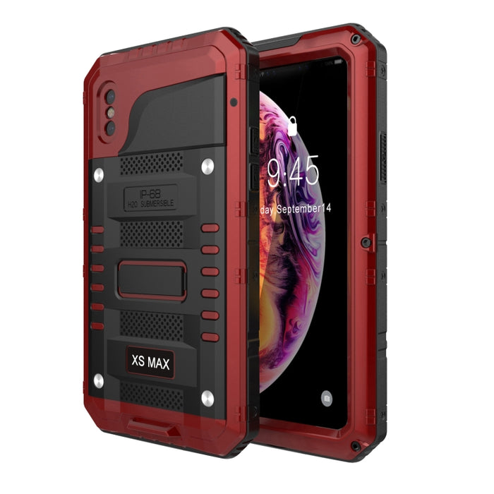 Caja de teléfono de metal + silicona con protector de pantalla