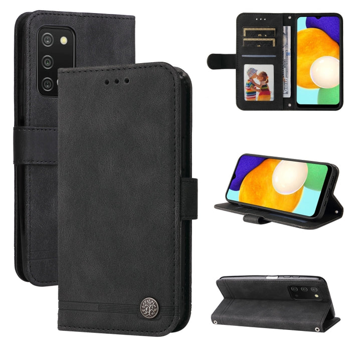 Skin Feel Life Tree Funda de piel para teléfono con botón de metal, For Xiaomi Redmi Note 11E / 10 Prime+ 5G, For Honor 50 Pro / Huawei nova 9 Pro, For Infinix Note 11, For OPPO Realme GT Neo3, For OPPO Reno7 4G / F21 Pro 4G                            ...