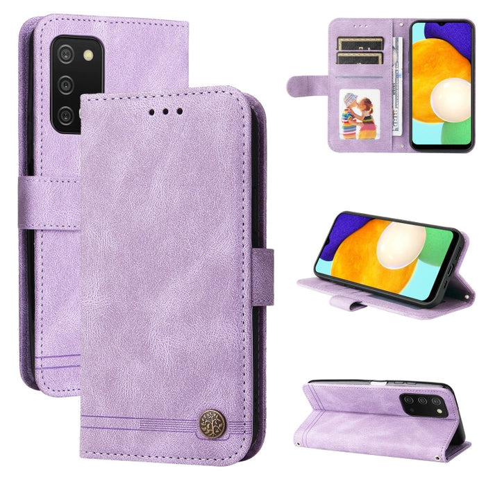 Skin Feel Life Tree Funda de piel para teléfono con botón de metal, For Xiaomi Redmi Note 11E / 10 Prime+ 5G, For Honor 50 Pro / Huawei nova 9 Pro, For Infinix Note 11, For OPPO Realme GT Neo3, For OPPO Reno7 4G / F21 Pro 4G                            ...
