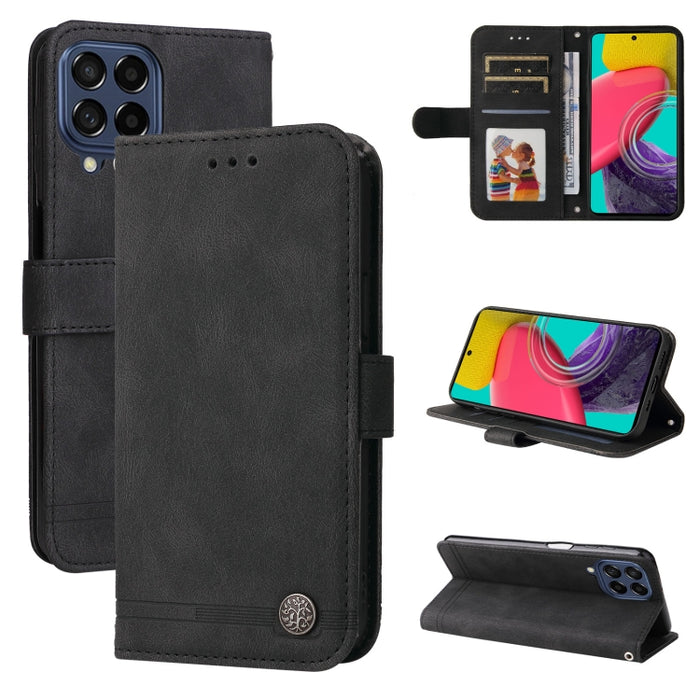 Skin Feel Life Tree Funda de piel para teléfono con botón de metal, For Xiaomi Redmi Note 11E / 10 Prime+ 5G, For Honor 50 Pro / Huawei nova 9 Pro, For Infinix Note 11, For OPPO Realme GT Neo3, For OPPO Reno7 4G / F21 Pro 4G                            ...