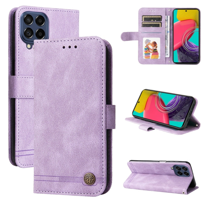 Skin Feel Life Tree Funda de piel para teléfono con botón de metal, For Xiaomi Redmi Note 11E / 10 Prime+ 5G, For Honor 50 Pro / Huawei nova 9 Pro, For Infinix Note 11, For OPPO Realme GT Neo3, For OPPO Reno7 4G / F21 Pro 4G                            ...