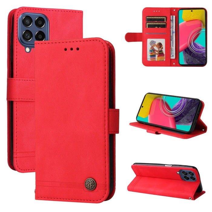 Skin Feel Life Tree Funda de piel para teléfono con botón de metal, For Xiaomi Redmi Note 11E / 10 Prime+ 5G, For Honor 50 Pro / Huawei nova 9 Pro, For Infinix Note 11, For OPPO Realme GT Neo3, For OPPO Reno7 4G / F21 Pro 4G                            ...