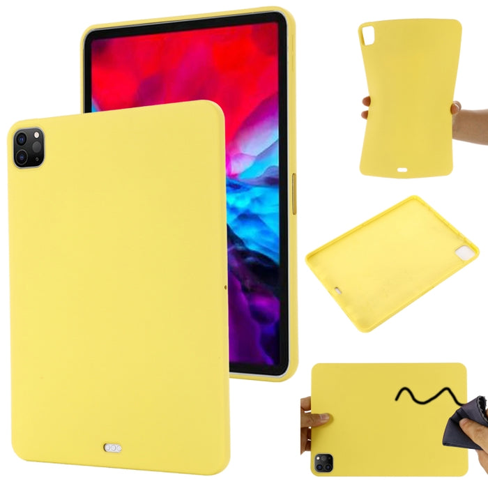 Funda de tableta a prueba de golpes de silicona líquida de color puro