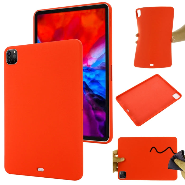 Funda de tableta a prueba de golpes de silicona líquida de color puro