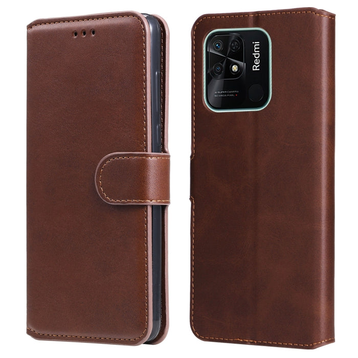 Estuche clásico para teléfono con tapa de cuero con textura de becerro, For Xiaomi Redmi 10C 4G, For Motorola Moto G22, For Nokia G21 / G11, For OPPO Reno7 4G / F21 Pro 4G, For Samsung Galaxy M33 5G Global, For Samsung Galaxy M53 5G, For Xiaomi 12 / 12X