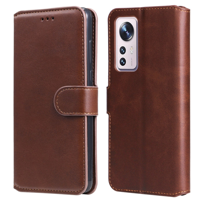 Estuche clásico para teléfono con tapa de cuero con textura de becerro, For Xiaomi Redmi 10C 4G, For Motorola Moto G22, For Nokia G21 / G11, For OPPO Reno7 4G / F21 Pro 4G, For Samsung Galaxy M33 5G Global, For Samsung Galaxy M53 5G, For Xiaomi 12 / 12X