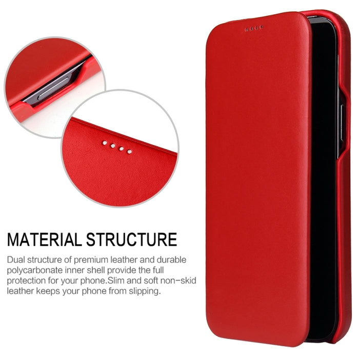 Estuche magnético para teléfono de cuero genuino Fierre Shann