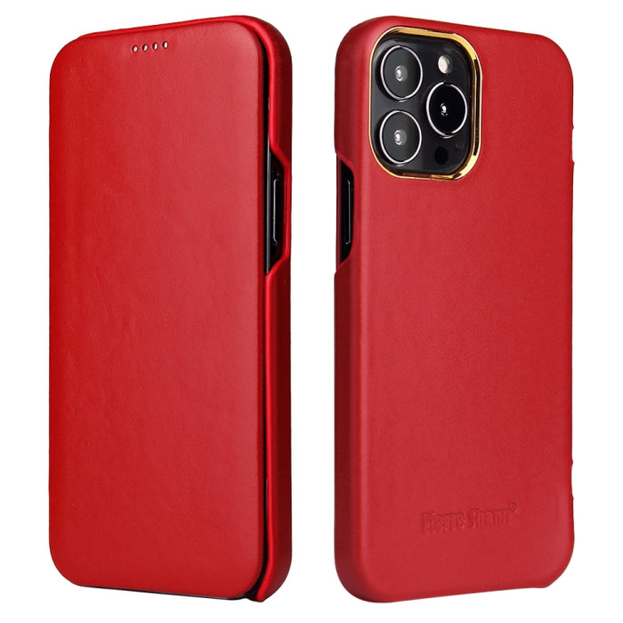 Estuche magnético para teléfono de cuero genuino Fierre Shann