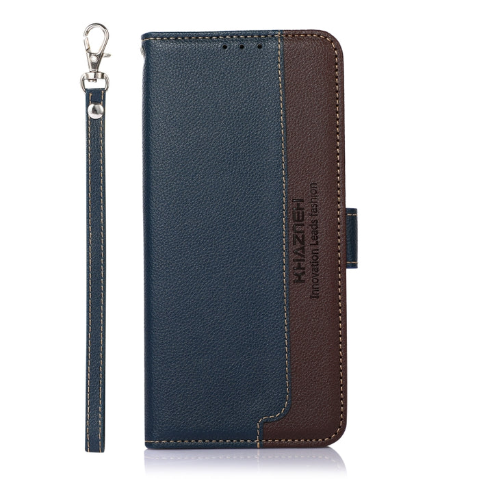 KHAZNEH Estuche para teléfono RFID de cuero con textura de litchi, For Motorola Moto E32 4G, For Xiaomi 12 Lite