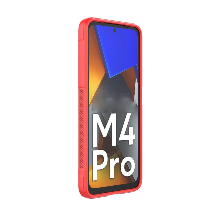 Magic Shield TPU + Estuche para teléfono de franela, For Xiaomi Poco M4 Pro 4G