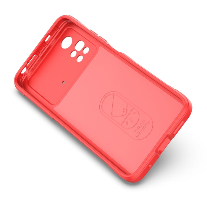 Magic Shield TPU + Estuche para teléfono de franela, For Xiaomi Poco M4 Pro 4G