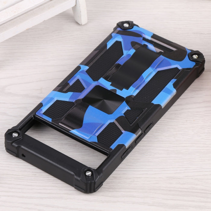 Funda de teléfono con soporte magnético TPU + PC con armadura de camuflaje, For Google Pixel 6a, For Xiaomi Redmi 10A