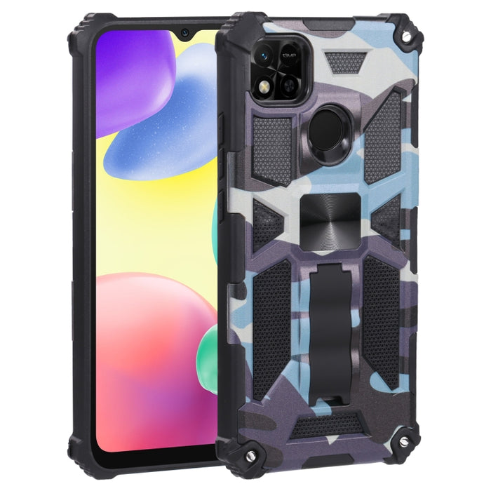 Funda de teléfono con soporte magnético TPU + PC con armadura de camuflaje, For Google Pixel 6a, For Xiaomi Redmi 10A