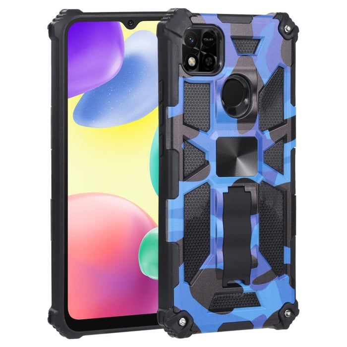 Funda de teléfono con soporte magnético TPU + PC con armadura de camuflaje, For Google Pixel 6a, For Xiaomi Redmi 10A