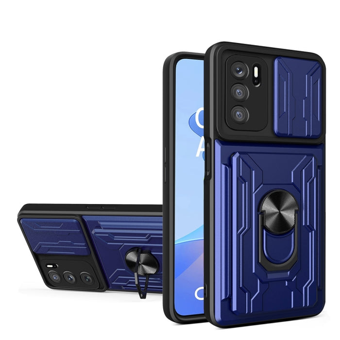 Funda deslizante para teléfono Camshield TPU+PC con ranura para tarjeta, For Motorola Edge 20 Pro, For Motorola Moto G100, For OPPO A16, For Xiaomi 12 Pro, For OPPO Realme 8i