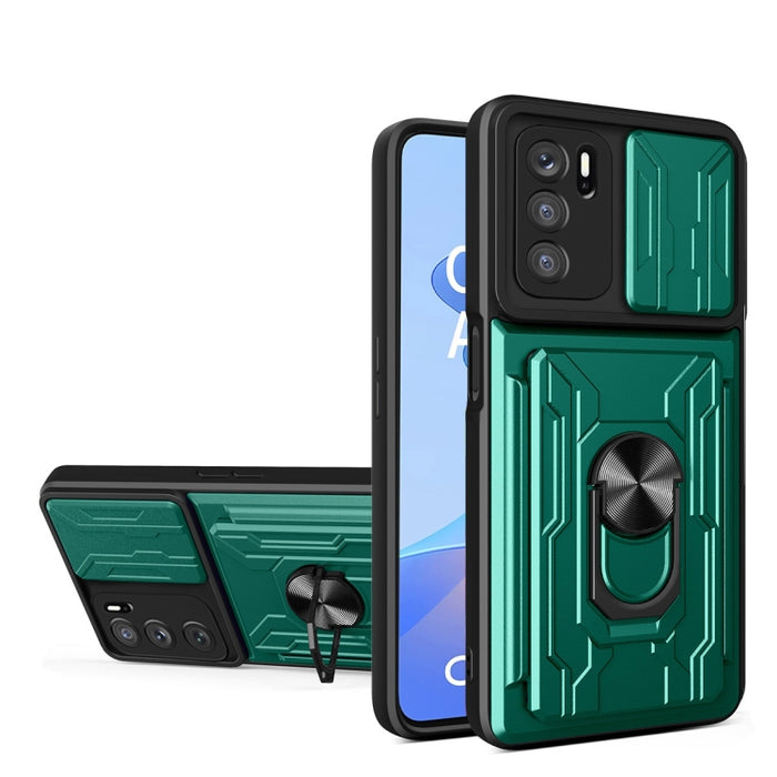 Funda deslizante para teléfono Camshield TPU+PC con ranura para tarjeta, For Motorola Edge 20 Pro, For Motorola Moto G100, For OPPO A16, For Xiaomi 12 Pro, For OPPO Realme 8i
