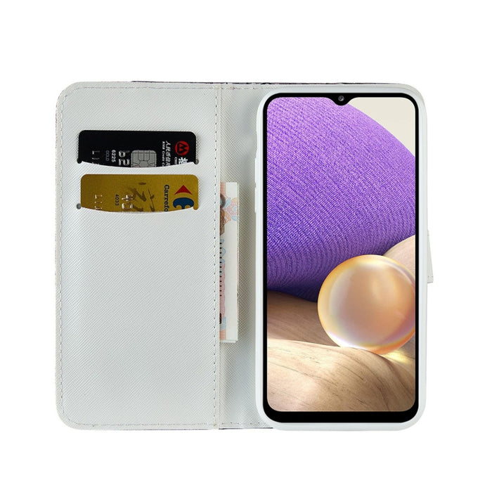 Estuche para teléfono de cuero con textura de cocodrilo en polvo con purpurina láser, For Samsung Galaxy A13 4G, For Xiaomi Redmi 10C