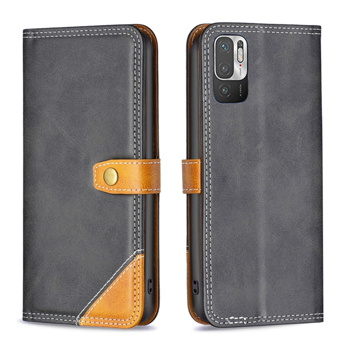 Estuche de cuero para teléfono con doble hilo de coser a juego, For Xiaomi Poco M3 Pro 5G / Redmi Note 10 5G, For Xiaomi Poco M3, For Xiaomi Poco X3