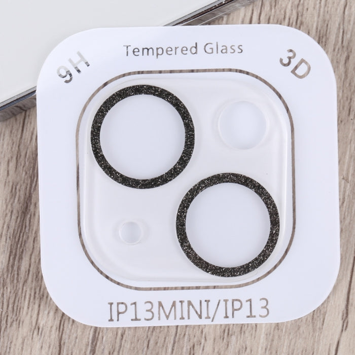 Película de lente de cámara de vidrio templado con anillo de brillo, For iPhone 13, For iPhone 13 Pro / 13 Pro Max, For iPhone 12 mini  / 11, For iPhone 12 Pro, For iPhone 11 Pro / 11 Pro Max