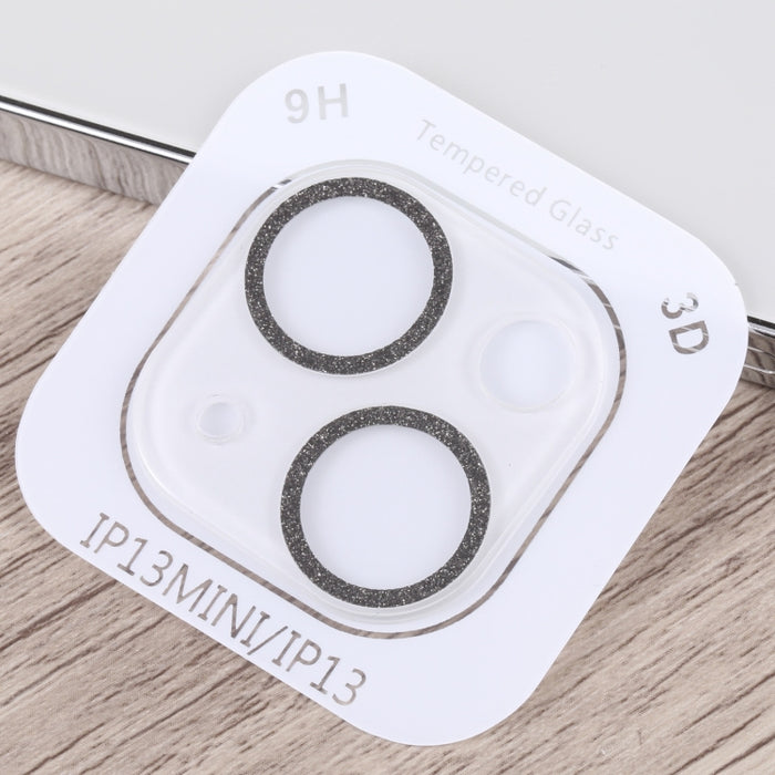 Película de lente de cámara de vidrio templado con anillo de brillo, For iPhone 13, For iPhone 13 Pro / 13 Pro Max, For iPhone 12 mini  / 11, For iPhone 12 Pro, For iPhone 11 Pro / 11 Pro Max