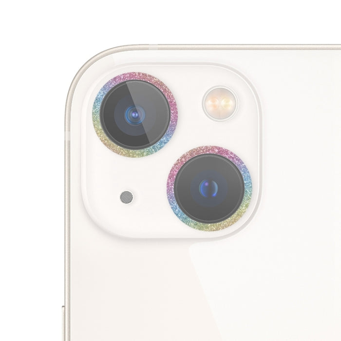 Película de lente de cámara de vidrio templado con anillo de brillo, For iPhone 13, For iPhone 13 Pro / 13 Pro Max, For iPhone 12 mini  / 11, For iPhone 12 Pro, For iPhone 11 Pro / 11 Pro Max