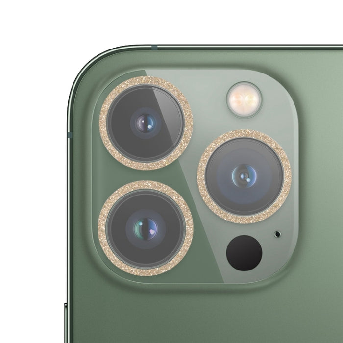 Película de lente de cámara de vidrio templado con anillo de brillo, For iPhone 13, For iPhone 13 Pro / 13 Pro Max, For iPhone 12 mini  / 11, For iPhone 12 Pro, For iPhone 11 Pro / 11 Pro Max